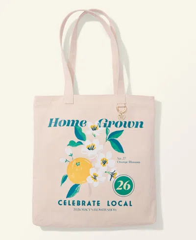 Macy's Flower Show Home Grown Graphic Farmers Market Tote Bag,  Exclusive