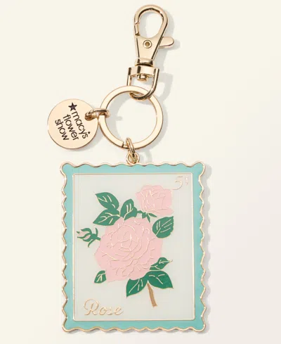 Macy's Flower Show Rose Enamel Bag Charm,  Exclusive In Multi