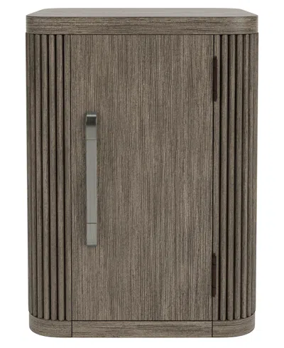 Macy's Frandlyn 18" Wood Chairside Table In Designer Espresso