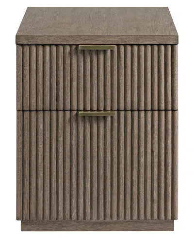 Macy's Frandlyn 23" File Cabinet In Brown