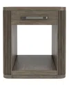 Macy's Frandlyn 24" Wood End Table In Designer Espresso