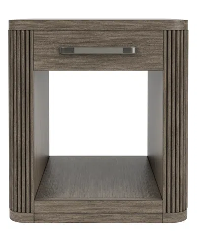 Macy's Frandlyn 24" Wood End Table In Designer Espresso