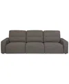 Macy's Frandlyn 3pc Fabric Power Sliding Sofa, Exclusively At