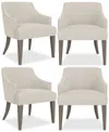 MACY'S FRANDLYN 4PC HOST CHAIR SET