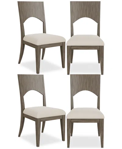 Macy's Frandlyn 4pc Side Chair Set In No Color