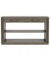 Macy's Frandlyn 56" Wood Sofa Table In Designer Espresso