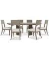 Macy's Frandlyn 7pc Dining Set (table + 6 Side Chairs) In No Color