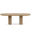 Macy's Frandlyn Dining Table In Brown
