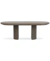 Macy's Frandlyn Dining Table In Brown