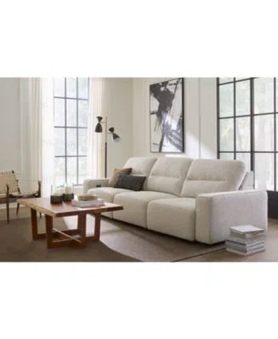 Macy's Frandlyn Fabric Power Sectional Collection Exclusively At Macys In Gray