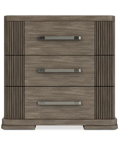 Macy's Frandlyn Nightstand In Brown