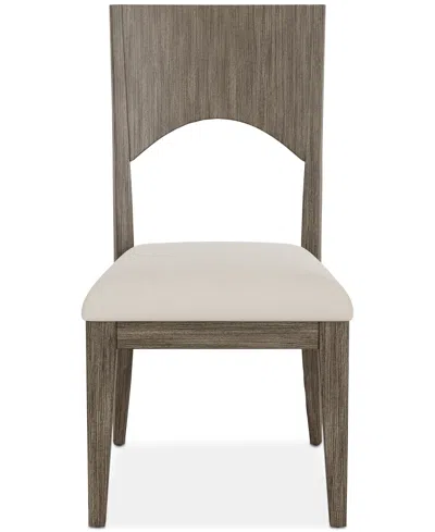 Macy's Frandlyn Side Chair In Brown