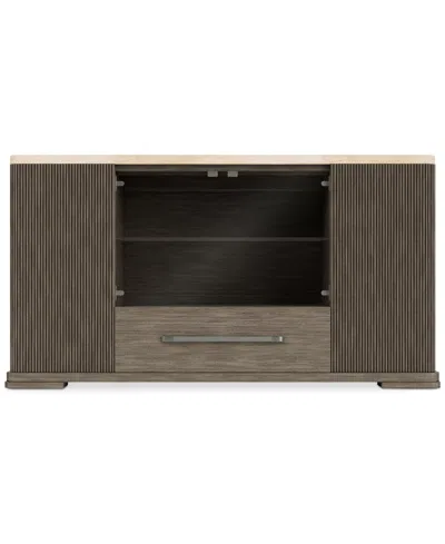 Macy's Frandlyn Stone Top Server In Brown