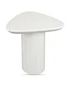 Macy's Furniture 19" Wood Eden Accent Table In White
