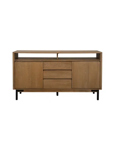 Macy's Furniture 26" Millwork Dining Sideboard In Brown