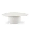 Macy's Furniture 46" Wood Eden Coffee Table In White