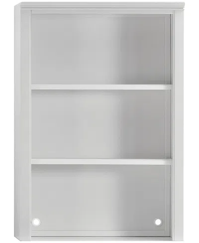 Macy's Furniture 47" Wooden Amren Open Hutch In White