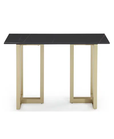 Macy's Furniture Emila 54" Sintered Stone Mix And Match Console Table In Multi