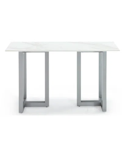 Macy's Furniture Emila 54" Sintered Stone Mix And Match Console Table