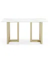 Macy's Furniture Emila 54" Sintered Stone Mix And Match Console Table