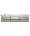 Macy's Furniture Fog 3-pc. Fabric Sofa Set In White