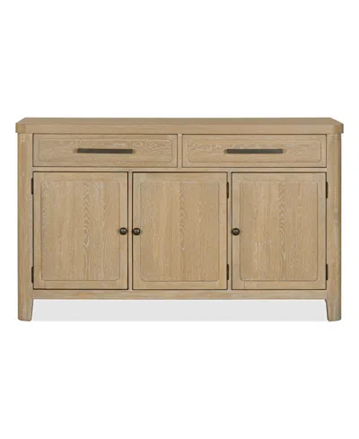 Macy's Furniture Marcel 19" Wood Server In Brown