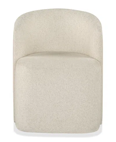 Macy's Furniture Marcel 32" Upholstered Barrel Chair In White