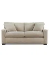 Macy's Furniture Radley 74" Fabric Apartment Sofa In Neutral
