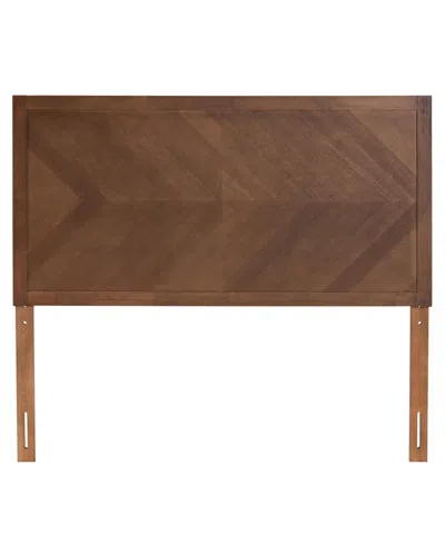 Macy's Furniture Rick 63.2" Wood Traditional Queen Headboard In Brown