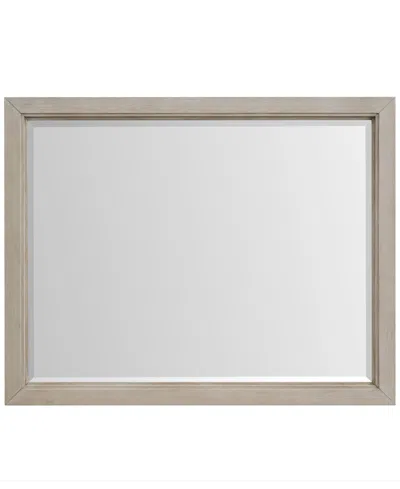 Macy's Furniture Sirena 46" Rectangular Mirror In Gray