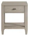 Macy's Furniture Sirena Drawer Storage Nightstand In Sand