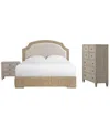 Macy's Furniture Sirena King 3-pc. Set (bed, Chest, 3-drawer Nightstand)