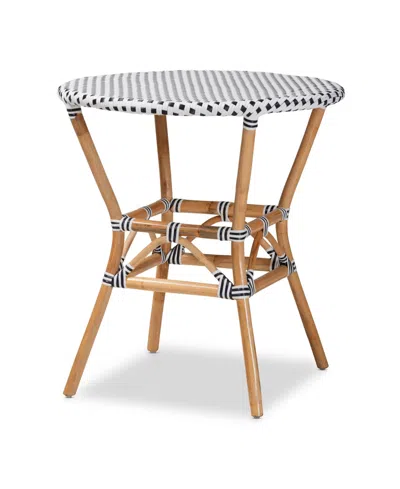 Macy's Furniture Tavor 27.75" Rattan Bistro Table In Multi