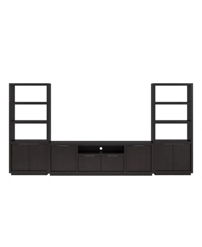 Macy's Furniture Tivie 84" Media 3 Pc Console Set In Gray