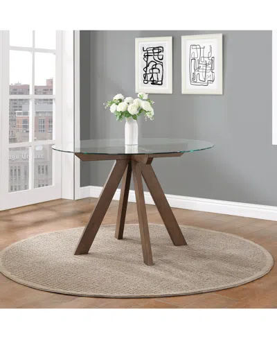 Macy's Gardley Dining Table In Brown