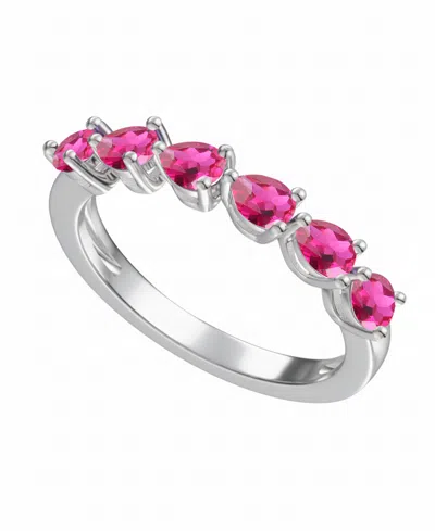 Macy's Garnet (1-1/4 Ct. T.w.) Ring In Sterling Silver (also Available In Multi-stones)