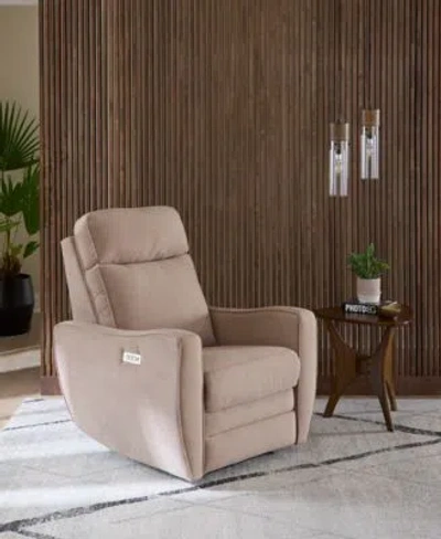 Macy's Garso Fabric Recliner Collection Created For Macys In Arezzo French Blue