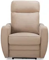 Macy's Garso Fabric Wallhugger Power Recliner With Power Headrest And Power Lumbar, Created For  In Green
