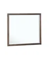 Macy's Closeout! Gatlin Mirror, Created For  In Dark Brown