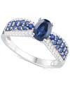 Macy's Gemstone (1-1/10 Ct. T.w.) & Diamond (1/5 Ct. T.w) Oval Ring In 14k Gold