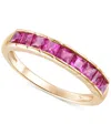 Macy's Gemstone (1 Ct. T.w.) Band Ring In 14k Gold