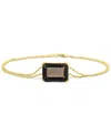 Macy's Gemstone Bracelet In 14k Gold-plated Sterling Silver
