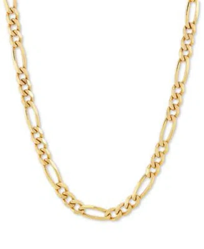 Macy's Giani Bernini Figaro Link Chain 4 1 3mm Necklace Collection In 18k Gold Plated Sterling Silver Or St In Gold Over Silver