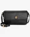 Macy's Pebble East West Small Flap Crossbody, Exclusively At  In Black