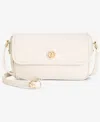 Macy's Pebble East West Small Flap Crossbody, Exclusively At  In White