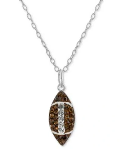 Macy's Giani Bernini Sterling Silver Football Jewelry Collection In Metallic