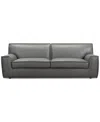 Macy's Glympton 92" Leather Sofa, Exclusively At