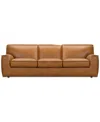 Macy's Glympton 98" Leather Sofa, Exclusively At
