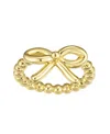 Macy's Gold And Silver-plated Bow Statement Ring In Gold