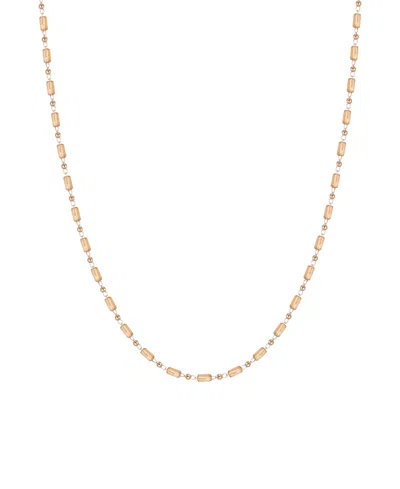 Macy's Gold-plated Beige Crystal Long Necklace